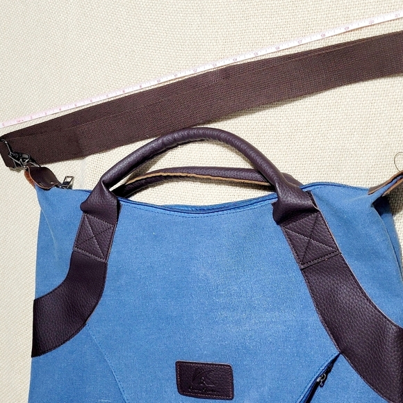 Classic Fashion Large Canvas Crossbody Shoulder Bag - Picture 6 of 11